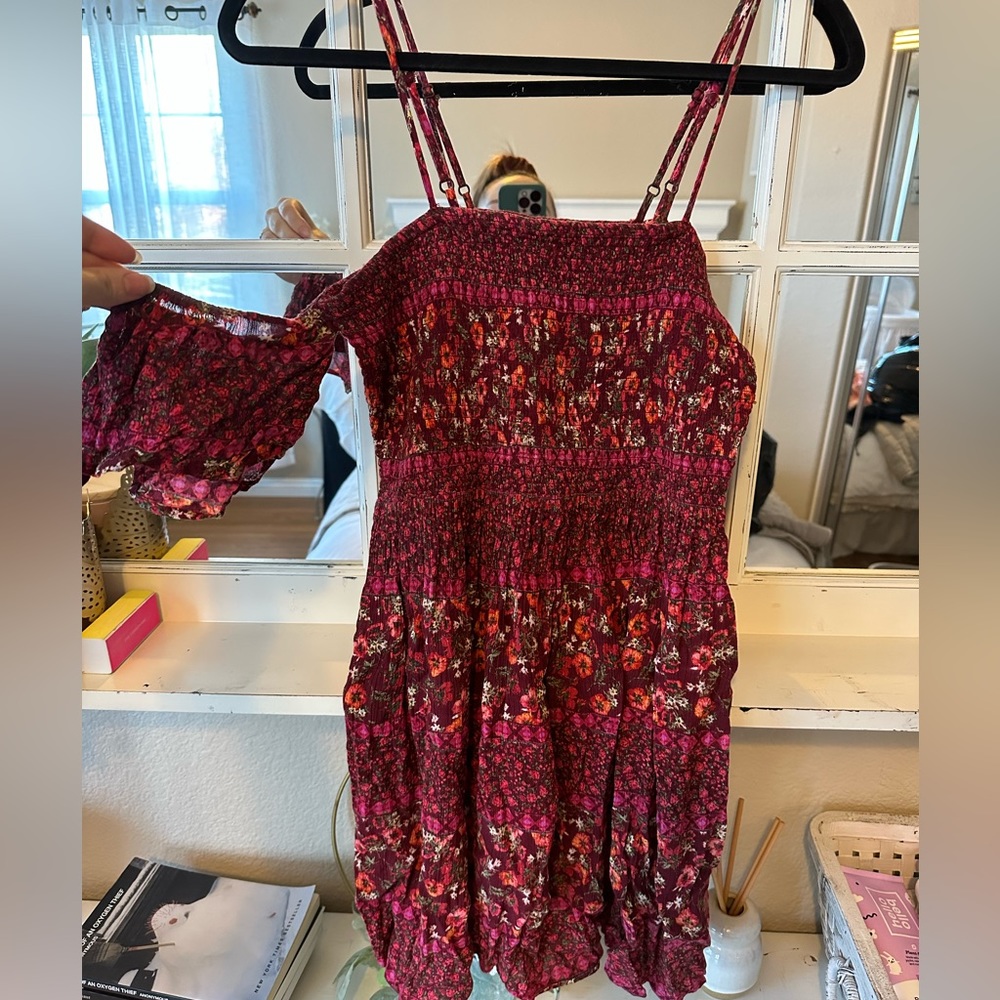 Off the shoulder floral dress